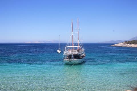 Traditional BBQ Boat Escape East Samos Cruise