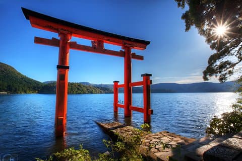 From Tokyo Hakone Private Tour Lake Ashi and Owakudani