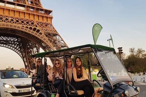 Private Paris Highlights Tour by Electric Golf Cart