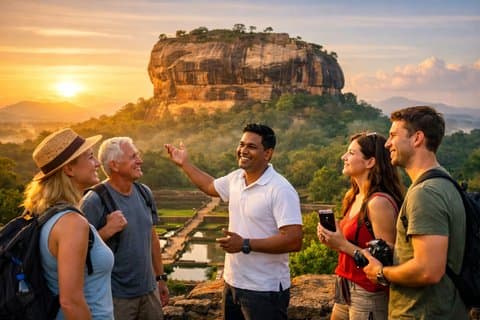 Sigiriya Rock Sunrise or Sunset Guided Hike with Local Expert