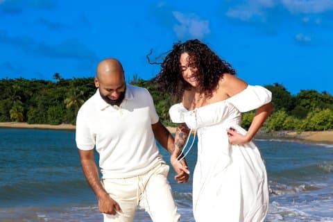 Sesión de fotos de playa privada profesional en Puerto Rico