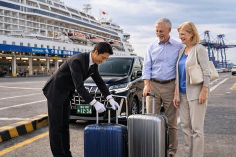 Transporte privado : Naha Cruise Terminal 1 (WAKASA) ↔ Okinawa