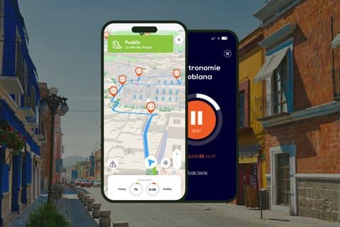 Puebla: Visita guiada a pé com áudio de 3 horas e 26 comentários em áudio.