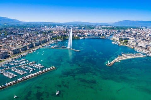 Genf Panorama E-Bike Tour und Michelin Stern Fisch Restaurant