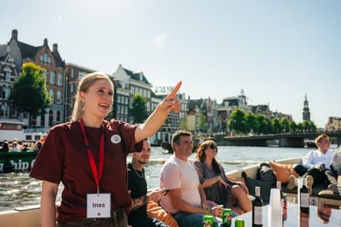 Amsterdam: Crucero por el Canal Alemán con bebidas ilimitadas