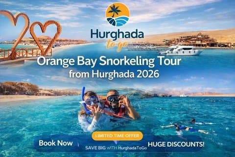Hurghada Orange Bay VIP båttur Snorkling Lunsj Hotell Transfer