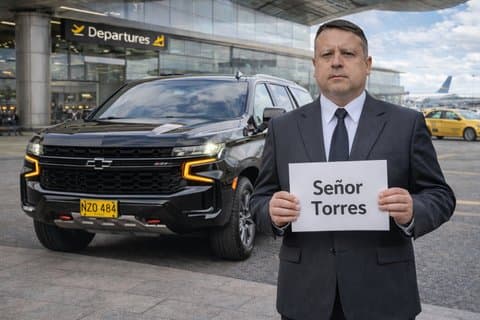 Airport Transfer Bogota - Armored Tahoe