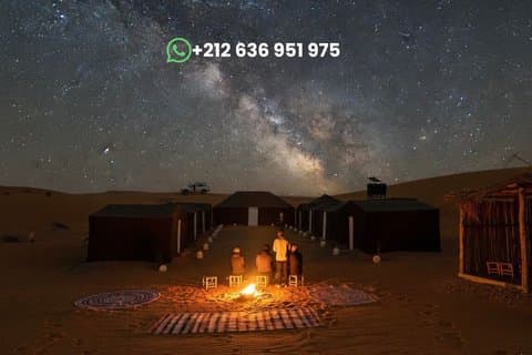 Campamento en el desierto de Merzouga y paseo en camello