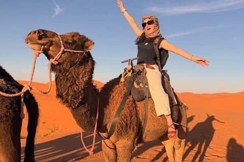 Camel Ride in Tangier