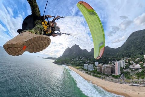 Tandem Paraglider Adventure i São Conrado, ingen praksis nødvendig