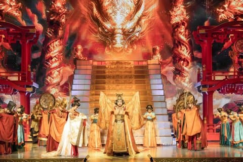 Biglietto per lo spettacolo della dinastia Xi'an Tang con cena opzionale