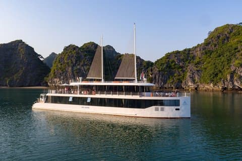 Halong Bay - 5* Kreuzfahrt - All Inclusive Mehrtagestour Lan Ha Bay