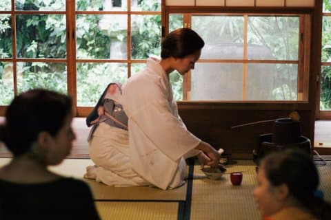 Cerimônia privada de chá de Kyoto em uma Machiya de 100 anos