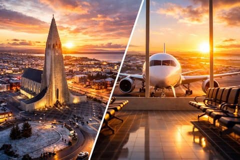 Privétransfer van Reykjavik Hotels naar Keflavik Airport (KEF)