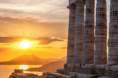 Sounio Sunset Premium Tour Temple de Poséidon et Riviera d'Athènes