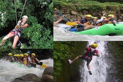 Rafting in acque bianche La Fortuna, Canyoning