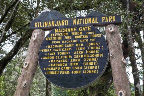 Kilimanjaro Eintägige Wanderung über Machame Route