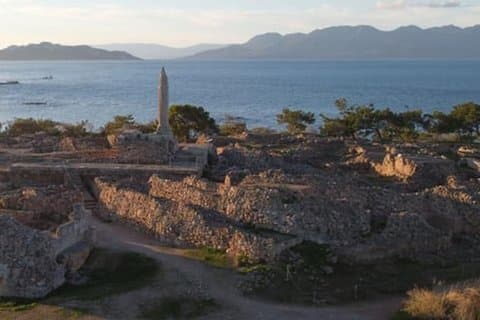 Aegina Archaeological Museum Site of Kolona and City Center