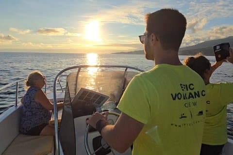 Privat Sunset Cruise med snorkling på Vila Franca Islet