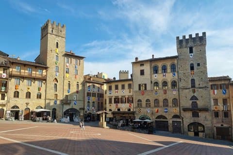 Excursão de um dia Arezzo privado de Florença com a experiência de azeite