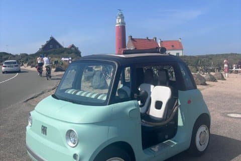 Electric Fiat Topolino Hire Discover Texel Your Own Way