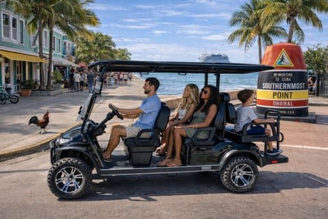 Location de paniers Six Passenger Golf à Key West - Centre-ville