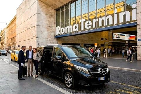 Privat Transfer fra/til centralstation Termini/Tiburtina/Rom