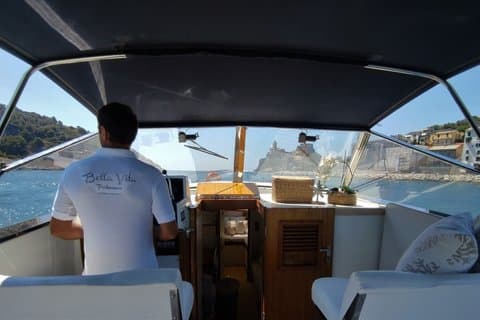 Du golfe des Poètes à Punta Pineda et aux îles, 7 heures, 9 personnes maximum