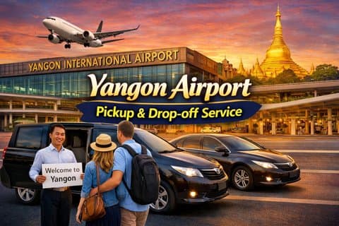 Afhentning og afhentning af Yangon Airport