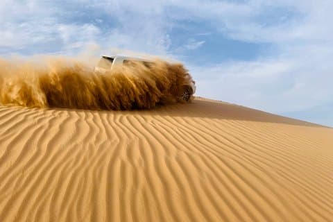 Abu Dhabi morgenørkensafari med kameltur