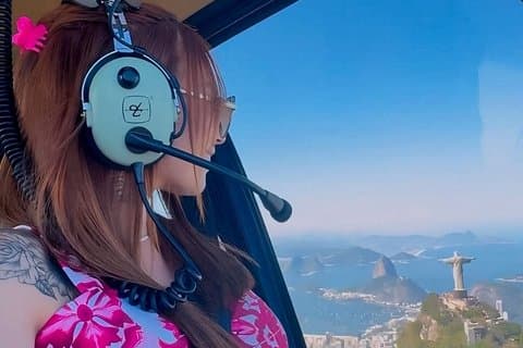 Helikoptertur till Kristusstatyn - Rio de Janeiro