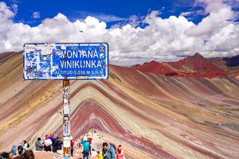 Von Ollantaytambo oder Urubamba Regenbogen Berg Tagesausflug