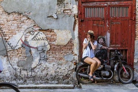 Halvdagstur i Penang City med Kek Lok Si-templet och gatukonst