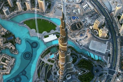 Eintrittskarte für den Burj Khalifa an der Aussichtsplattform