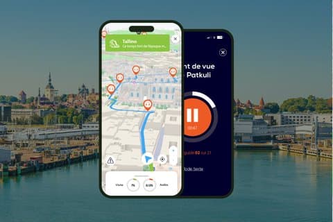 Tallin: Visita a pie con audioguía, 1 hora y 40 minutos y 21 comentarios de audio.