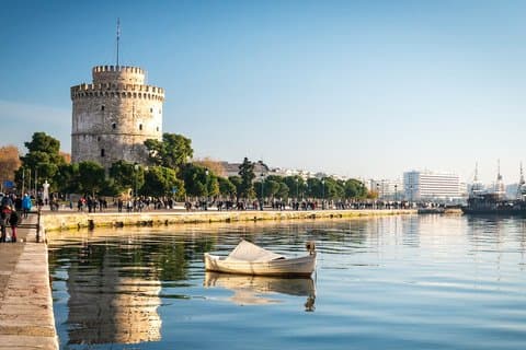 Thessaloniki White Tower Histórias não contadas e passeio de frente ao mar