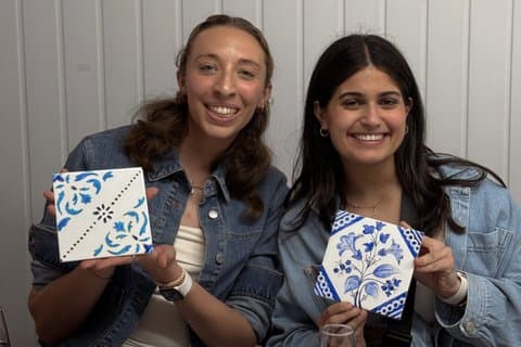 Porto: Tile Painting Workshop with Porto Wine (Sé do Porto)