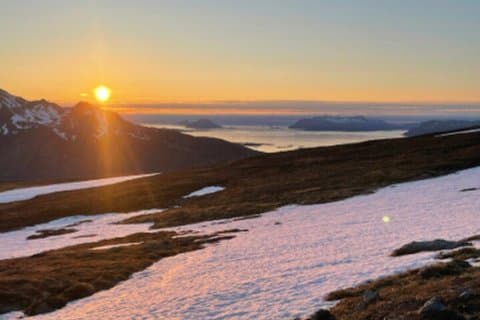 Luxuswanderung in der Nähe von Tromsø