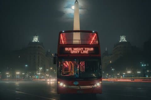 Buenos Aires After Dark: Myths & Legends Tour de ônibus noturno