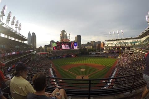 Cleveland Guardians Baseballspiel auf dem Progressive Field