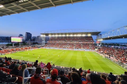 Toronto FC Fotbollsmatch på BMO Field