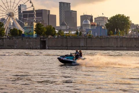1H-Guided Montreal Jet Ski Sunset Adventure