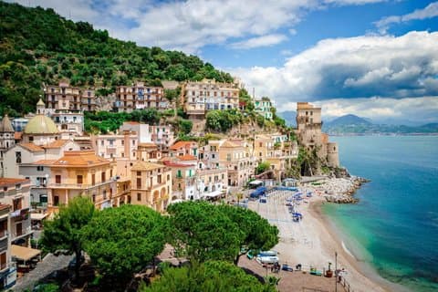 Amalfikysten Privat båttur fra Salerno Cruise Port