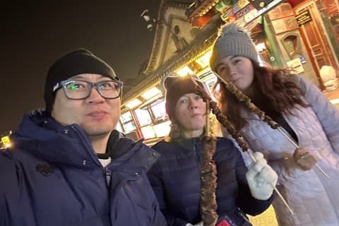 Gammel Beijing City Night Walking Tour & Street Mad og øl smagning