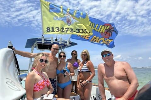 Noleggio di 4 ore in barca privata su Clearwater Beach