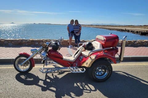 Trike Adventure naar Mar Menor, zoutmeren en Flamingo's