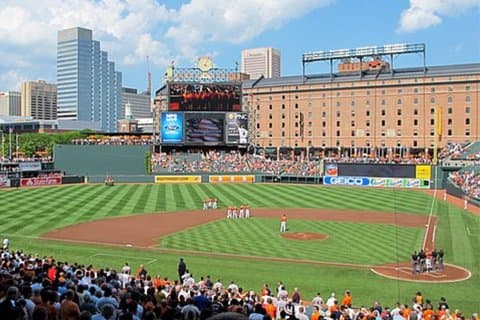 Baltimore Orioles jogo de baseball no Oriole Park