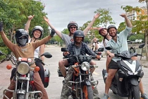 Hoi An/Da Nang/Hue : Hai Van Pass Motorfiets met Easy Riders