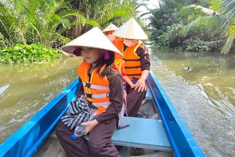 Vida Auténtica en el Delta del Mekong Viaje en Río y Pueblo