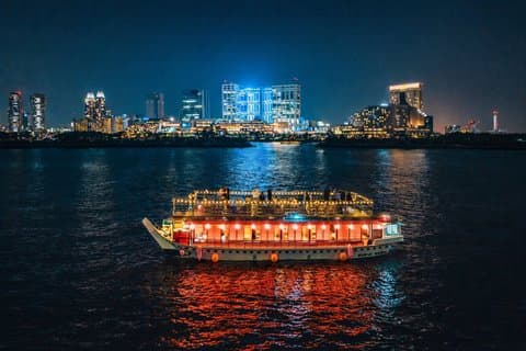 Tokyo Cruise:Spring Yakatabune Cherry Blossom-Themed Show,Drinks